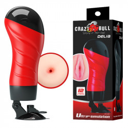 Мастурбатор анус с вибрацией CRAZY BULL - DELIA Anus, BM-00900T46Z-1