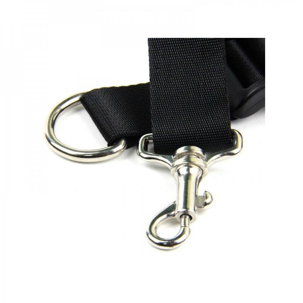 БДСМ игрушки - Набор БДСМ Roomfun Bedroom Restraint Kit фиксаторы, кнут, кляп, маска, черный-серый 9