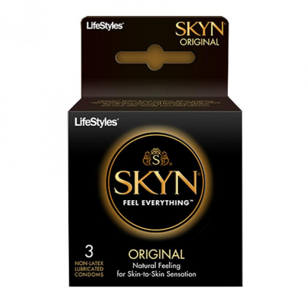 Презервативы - Презервативы безлатексные SKYN Original (цена за пачку 3 шт.)