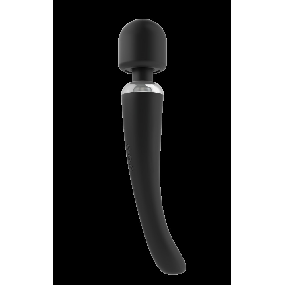 Вибромассажеры - Мощный вибромассажер Dorcel Megawand Black перезаряжаемый, 160 режимов 5