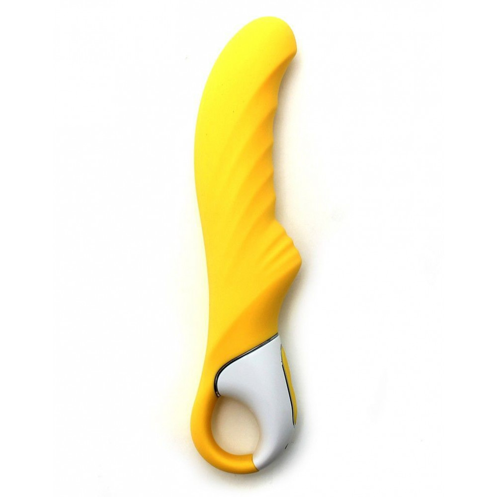 Вибратор - Мощный вибратор Satisfyer Vibes Yummy Sunshine с гибким стволом и стимулирующим рельефом, 12 режимов 2