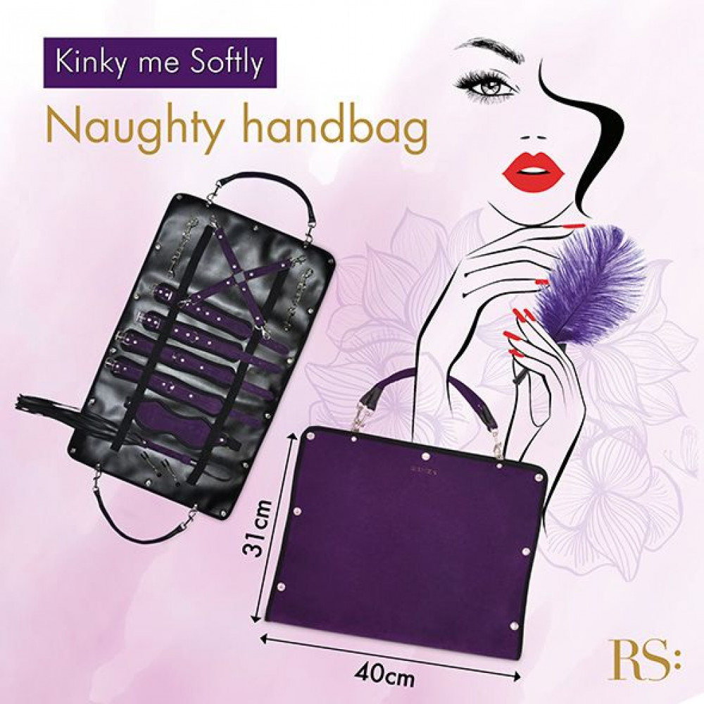 Наборы для БДСМ - Подарочный набор для BDSM RIANNE S - Kinky Me Softly Purple: 8 предметов для удовольствия 4