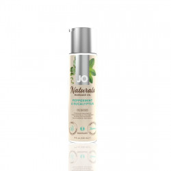 Массажное масло System JO – Naturals Massage Oil – Peppermint & Eucalyptus с натуральными эфирными м