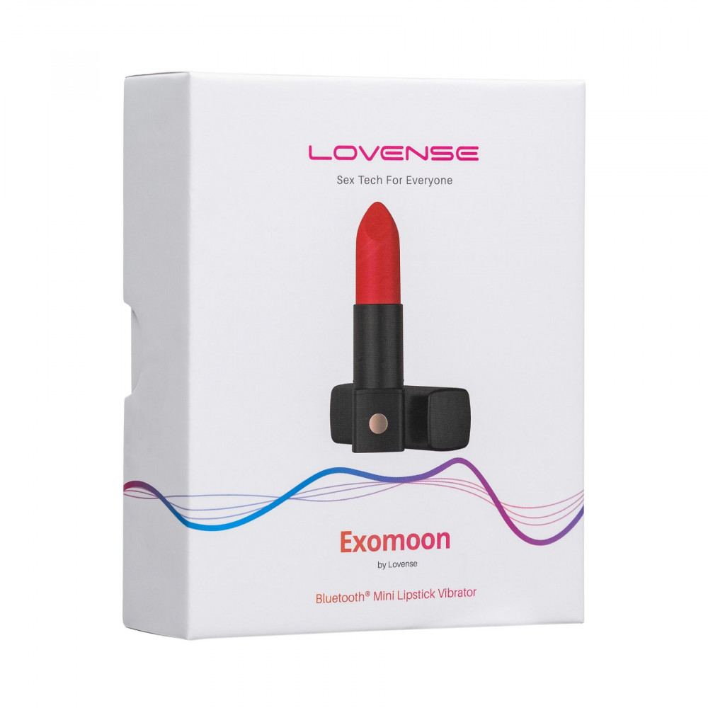 Клиторальный вибратор - Вибратор-помада Lovense Exomoon, работает через приложение 2