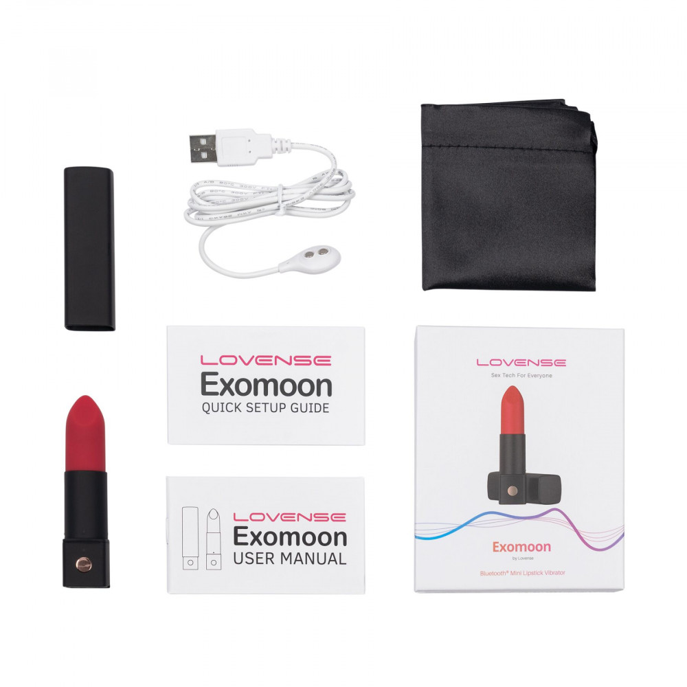 Клиторальный вибратор - Вибратор-помада Lovense Exomoon, работает через приложение 4
