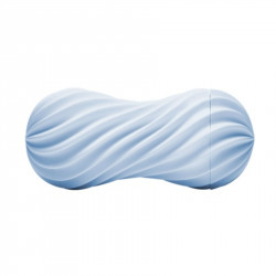 Мастурбатор Tenga FLEX Bubbly Blue с изменяемой интенсивностью, можно скручивать, вакуум
