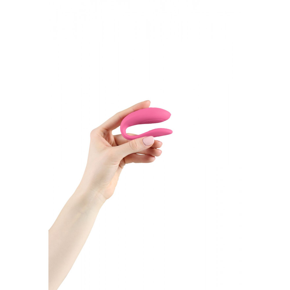 Вибраторы для пар - Смарт-вибратор для пар We-Vibe Sync Lite Pink, 10 виброрежимов, можно совмещать с проникающим сексом 6