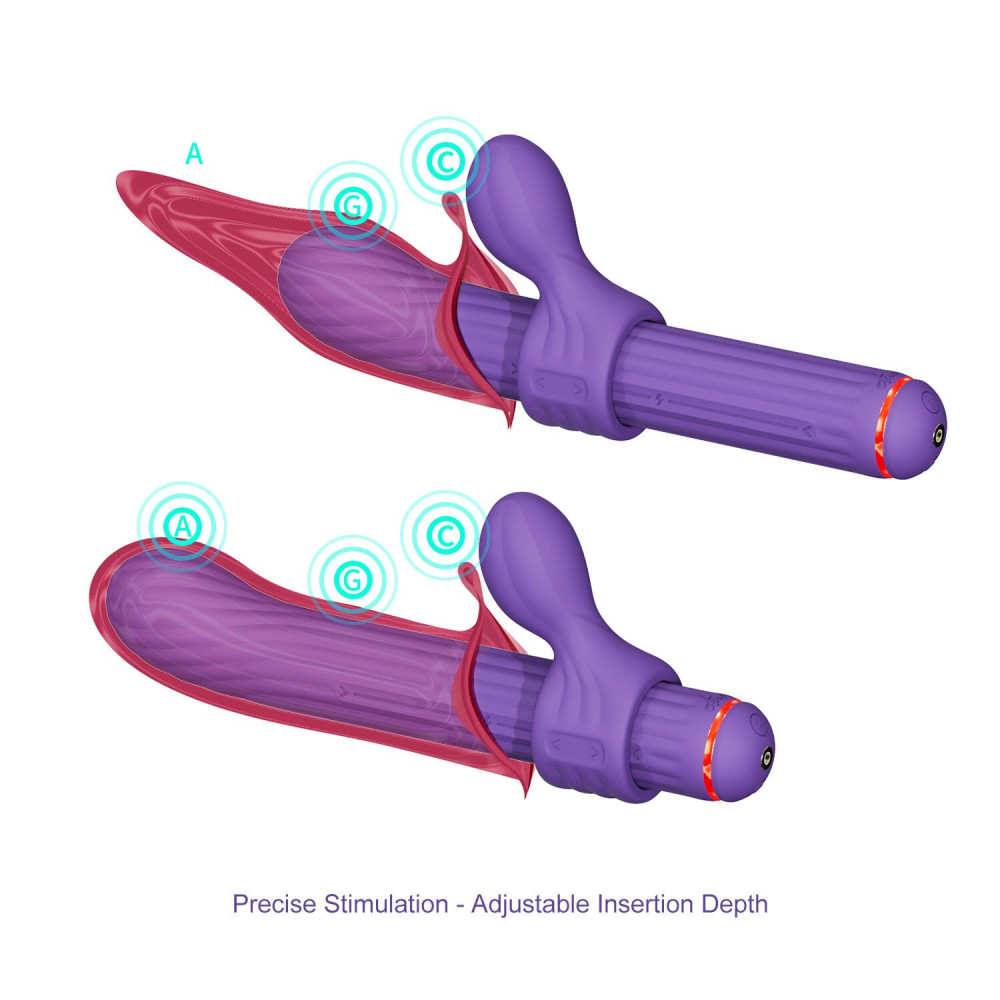 Стимулятор точки G - Вибратор Otouch Magic Stick S1 Plus - Purple 4