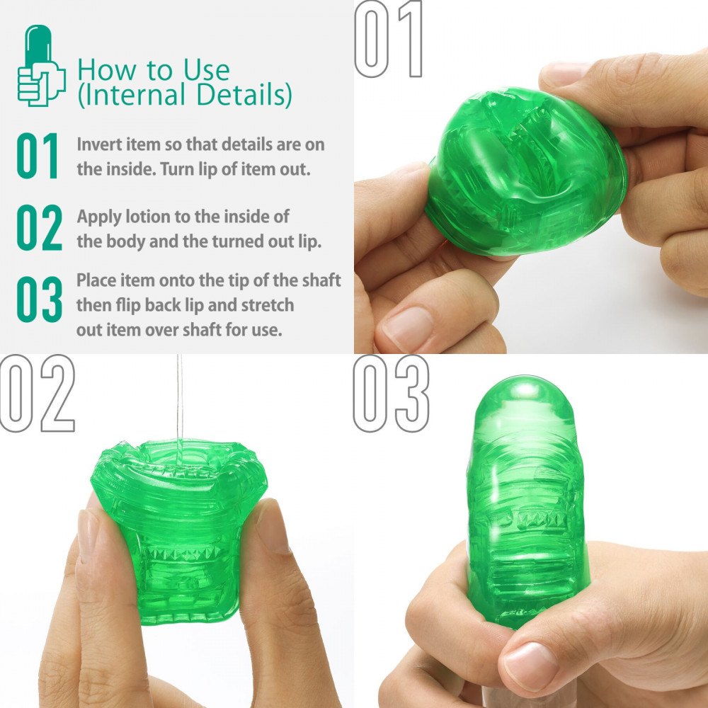 Другие мастурбаторы - Мастурбатор Tenga UNI Emerald 2