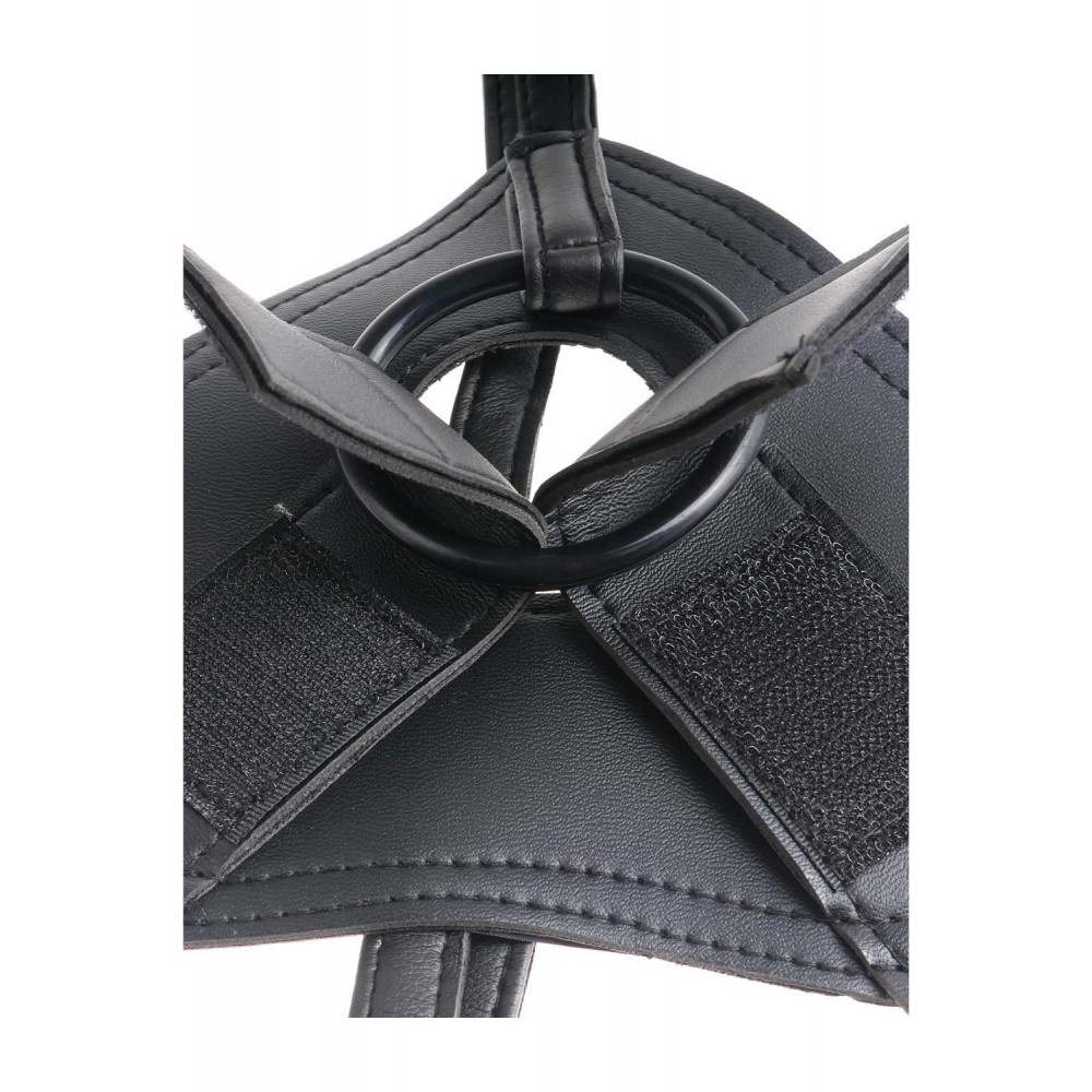 Секс игрушки - Страпон реалистичный Pipedream King Cock Strap-On с кольцевой крепью, на трусиках, бежевый 2