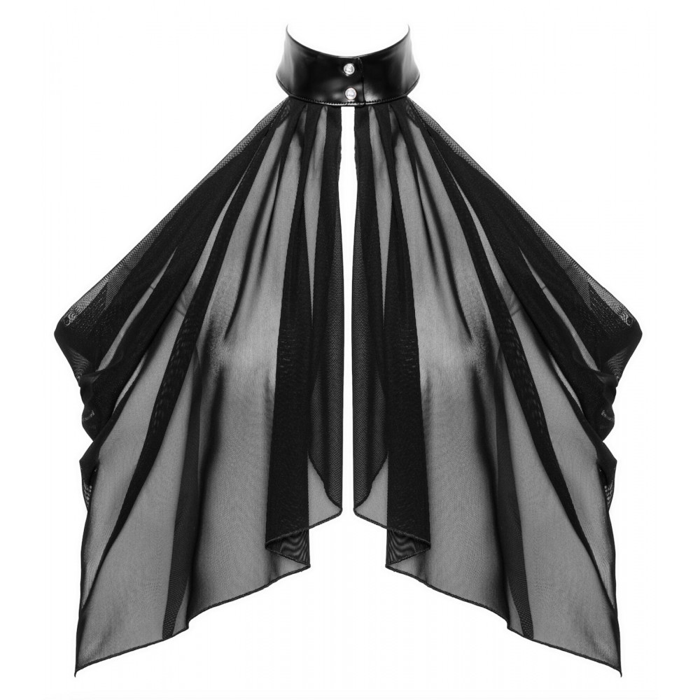 Эротические пеньюары и сорочки - Болеро Noir Handmade F349 Tulle bolero - 3XL 4