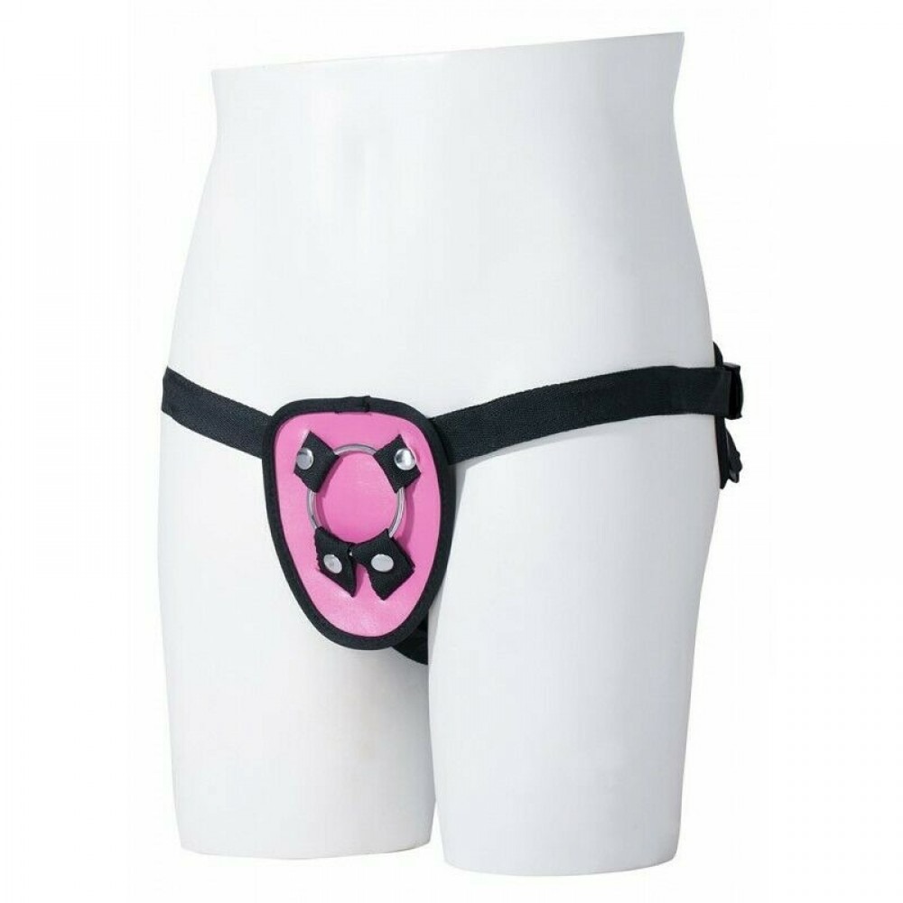 Секс игрушки - Трусики HARNESS с кольцами STRAP ON HARNESS PINK
