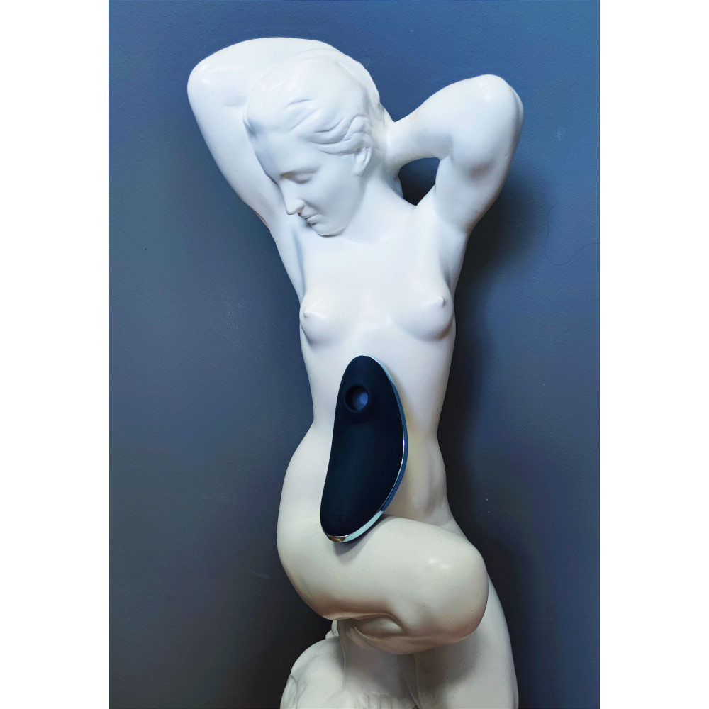 Вибратор - Вакуумный клиторальный стимулятор с вибрацией SATISFYER VULVA LOVER 1 BLUE 1