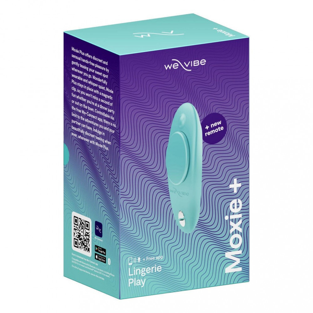 Смарт игрушки - Вибратор в трусики WE-VIBE Moxie+ Aqua