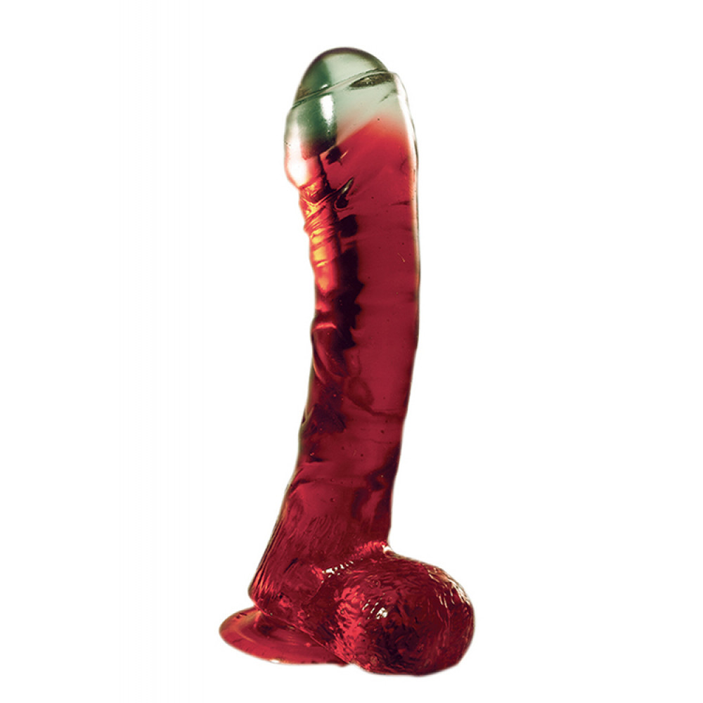 Фаллоимитаторы реалистичные - Фаллоимитатор LAZY BUTTCOCK 6.5 RED DONG