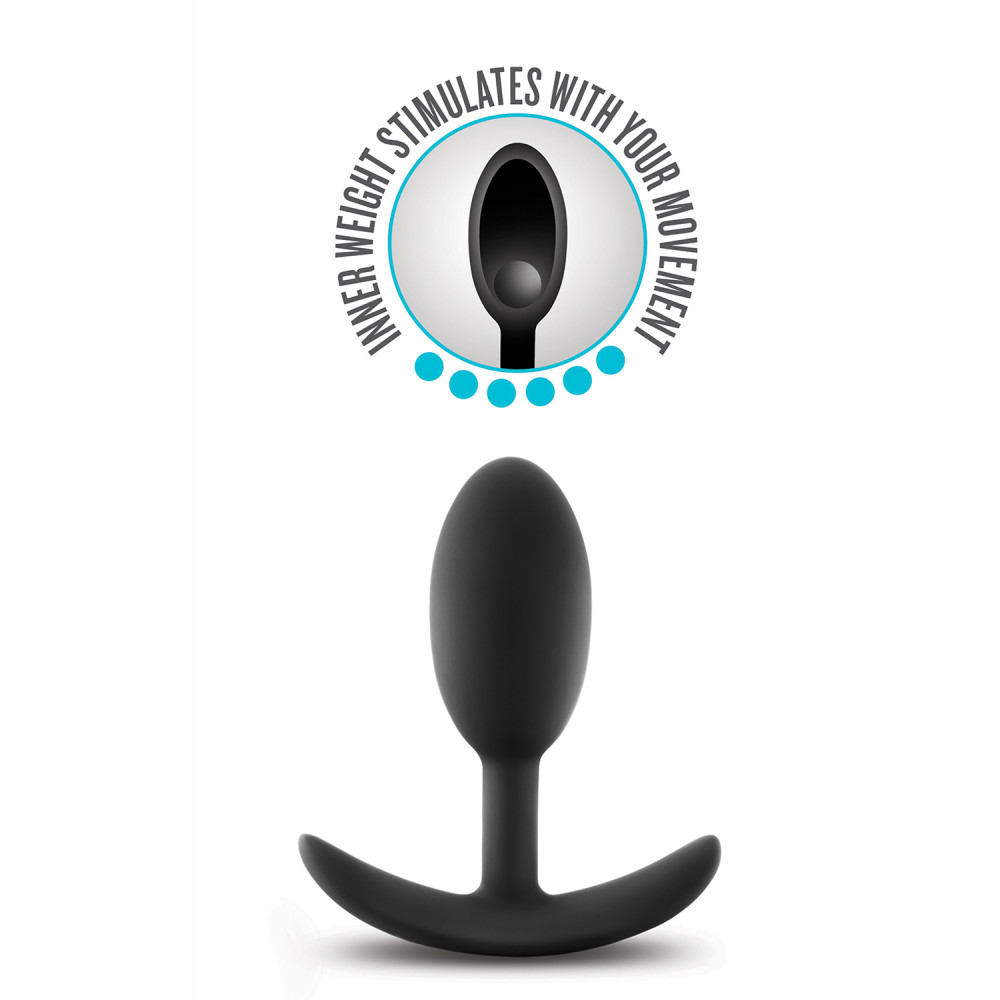 Анальная пробка - Анальная пробка Blush ANAL ADVENTURES VIBRA SLIM PLUG MEDIUM 2