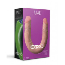 Двухсторонниий фаллоимитатор EGZO Ciberskin 46 см* 4.5 см