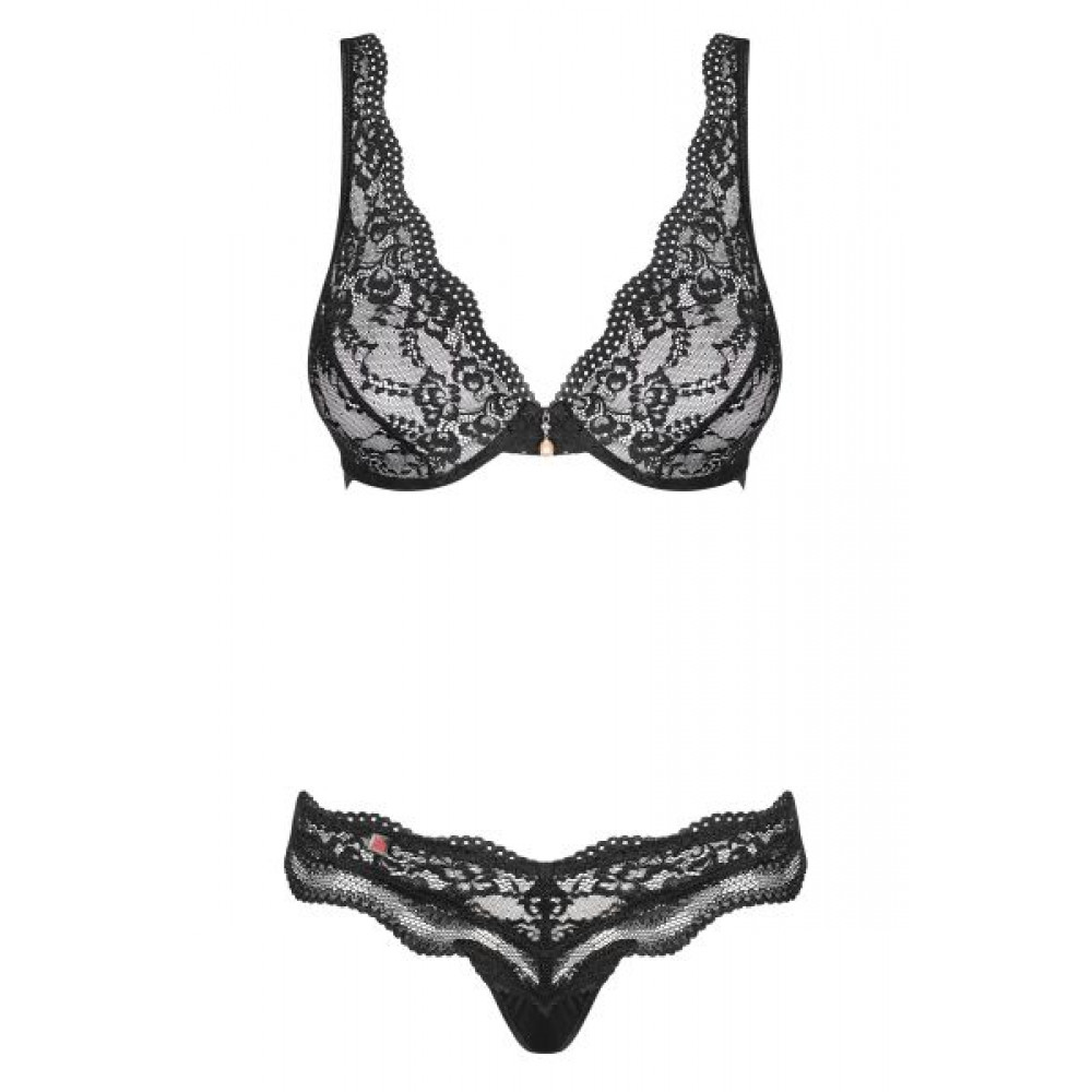 Эротические комплекты - Комплект Obsessive Luvae set S/M черный 4