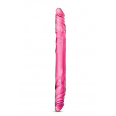 Фаллоимитатор двойной реалистичный Blush розовый, 35.5 х 3.5 см