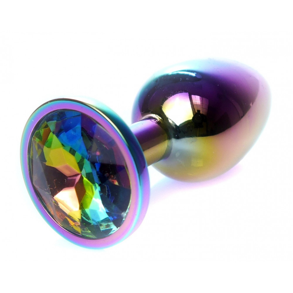 Анальные игрушки - Анальная пробка Boss Series - Jewellery Multicolour PLUG Clear S, BS6400116 6