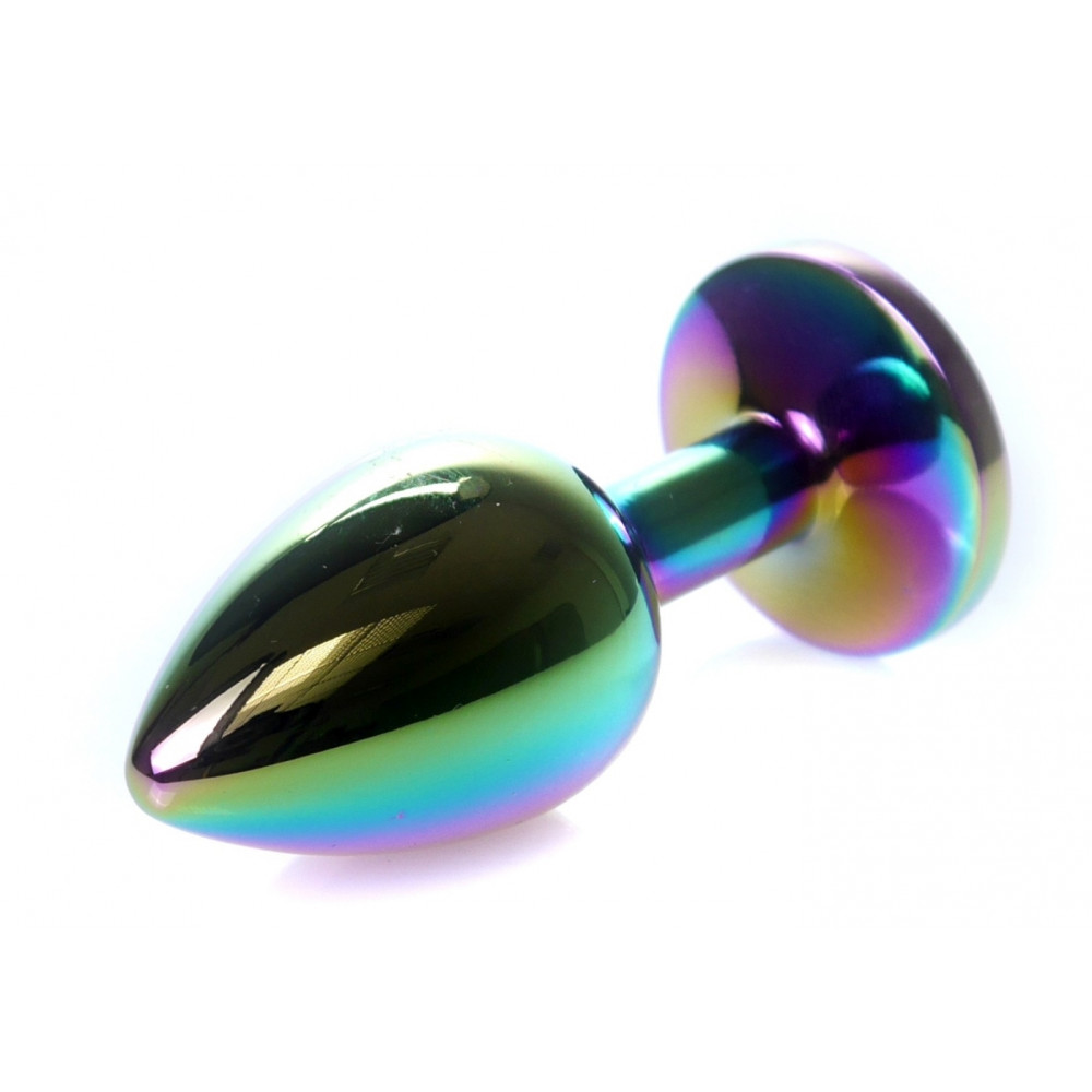 Анальные игрушки - Анальная пробка Boss Series - Jewellery Multicolour PLUG Clear S, BS6400116 5
