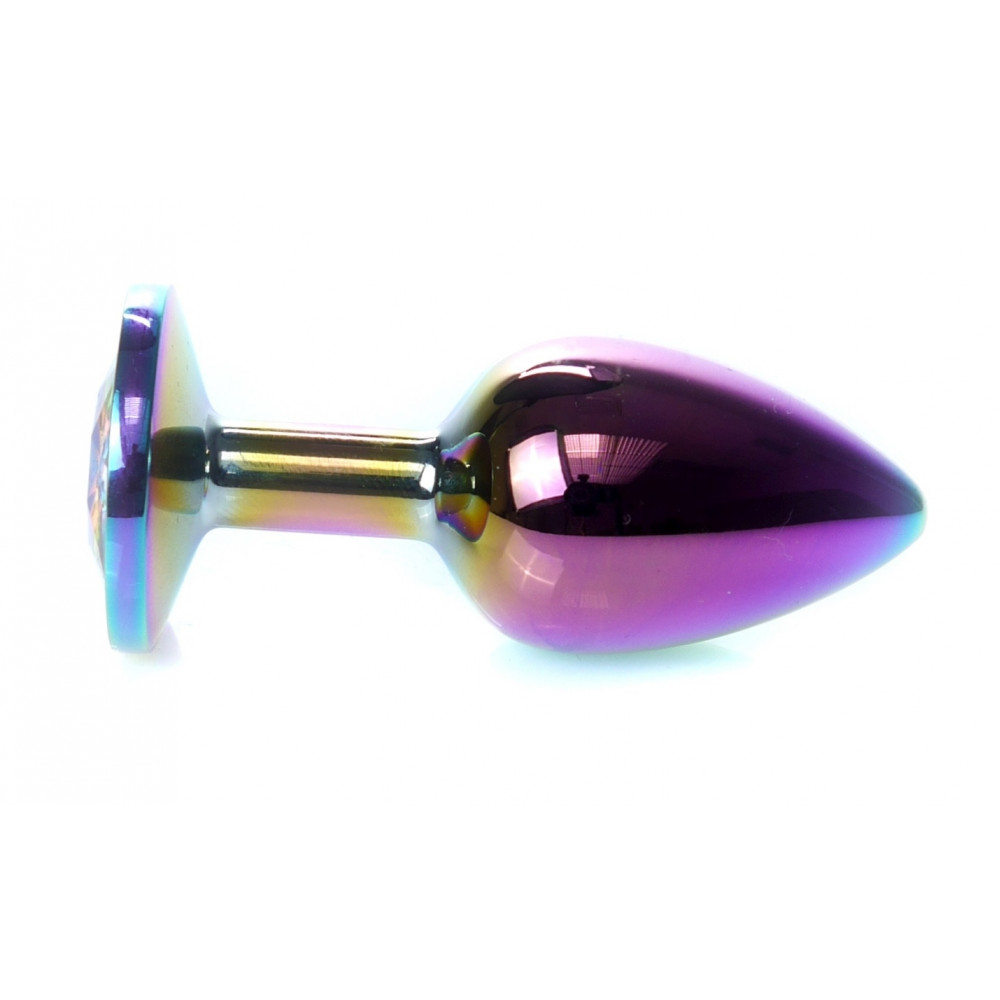 Анальные игрушки - Анальная пробка Boss Series - Jewellery Multicolour PLUG Clear S, BS6400116 4