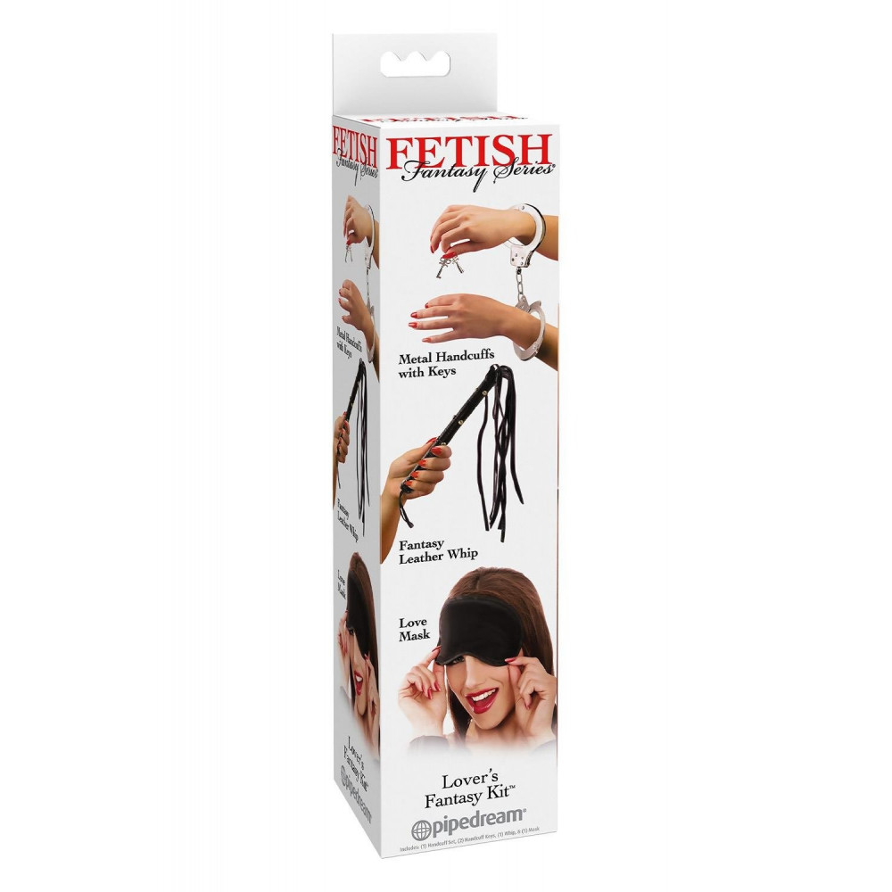 БДСМ игрушки - Набор БДСМ Pipedream Fetish Fantasy Series Lovers Kit черный 3