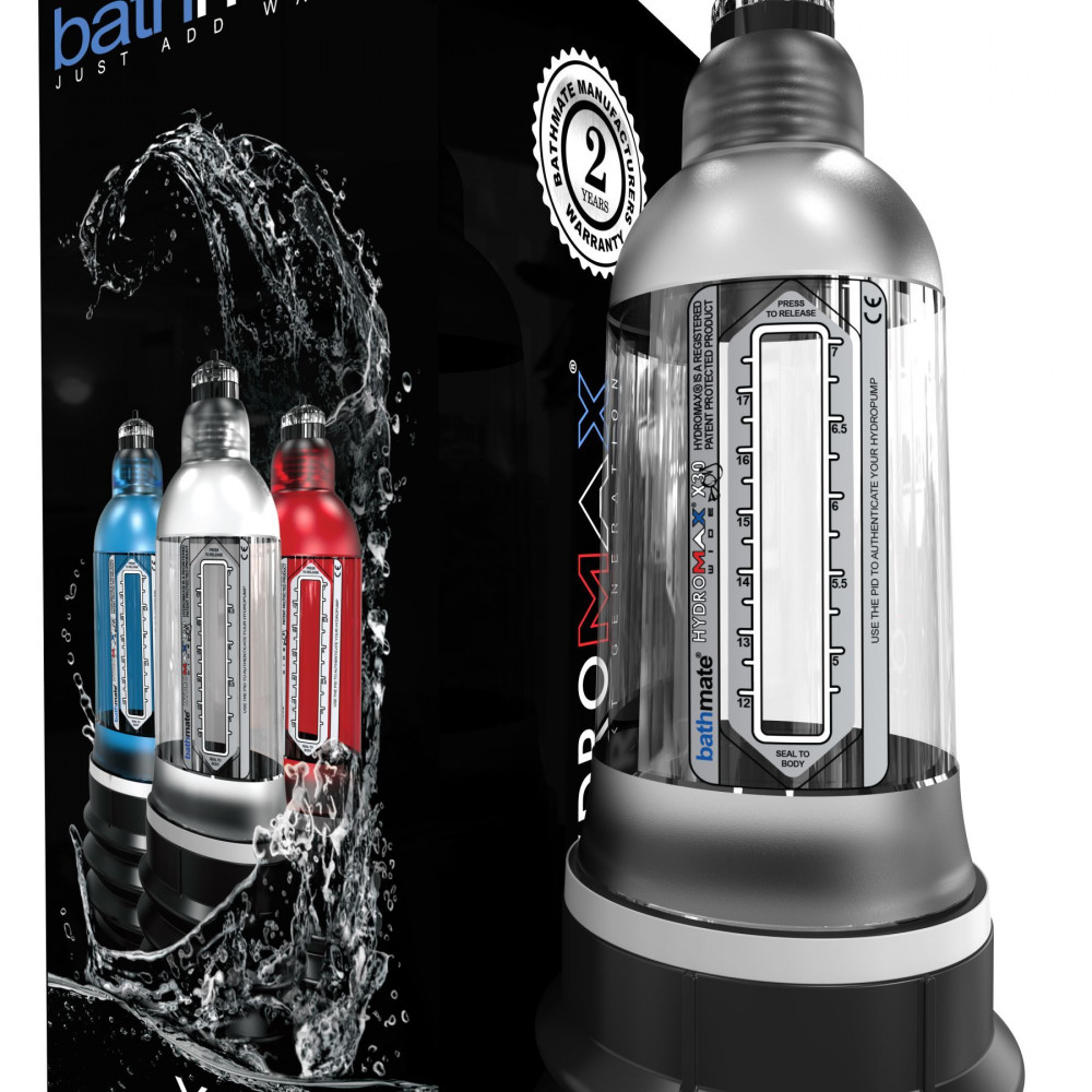 Гидропомпы - Гидропомпа Bathmate Hydromax 7 WideBoyClear (X30) для члена длиной от 12,5 до 18см, диаметр до 5,5см 2