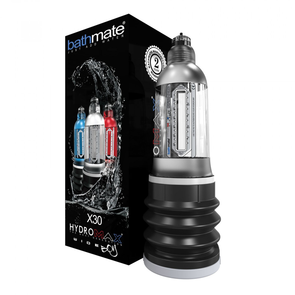 Гидропомпы - Гидропомпа Bathmate Hydromax 7 WideBoyClear (X30) для члена длиной от 12,5 до 18см, диаметр до 5,5см 5