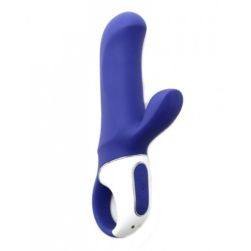Вибратор-кролик - Мощный вибратор-кролик Satisfyer Vibes Magic Bunny, два мотора, литой силикон, 12 режимов работы