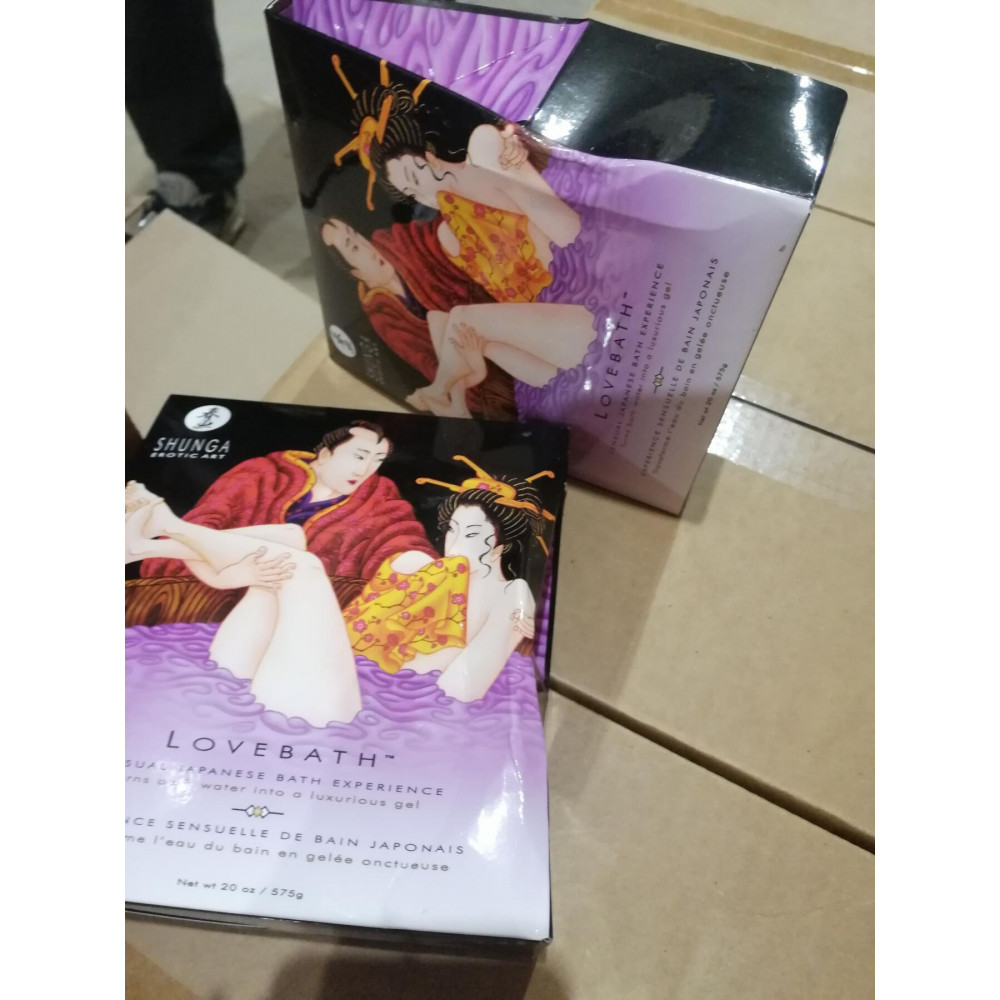 Лубриканты - Гель для ванны Shunga LOVEBATH – Sensual Lotus 575 г (мятая упаковка!!!) 1