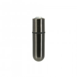 Вибропуля PowerBullet First-Class Bullet 2.5″ with Key Chain Pouch, Gun Metal, 9 режимов вибрации