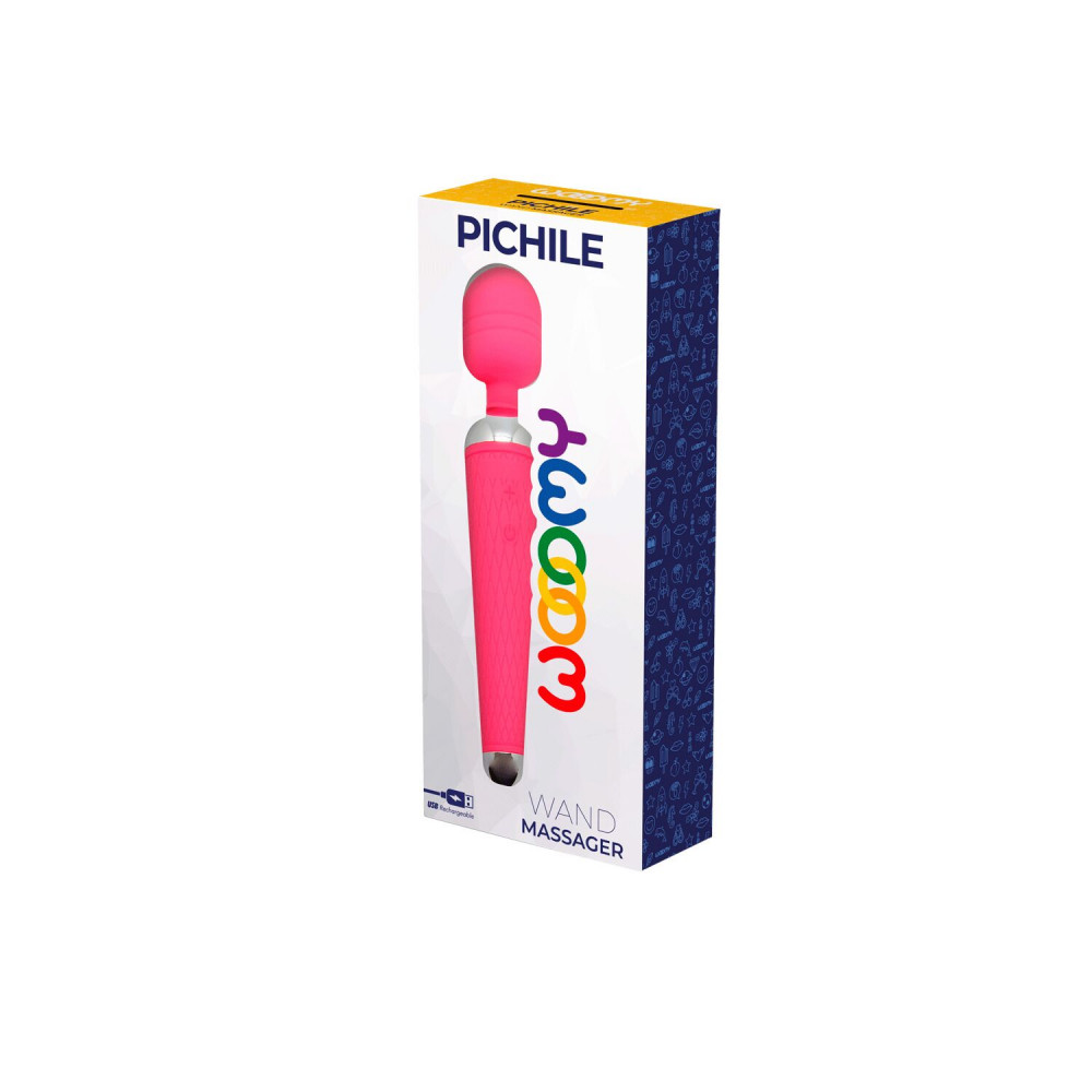 Вибромассажеры - Вибромассажер Wooomy Pichile, мощный, 10 режимов вибрации 1