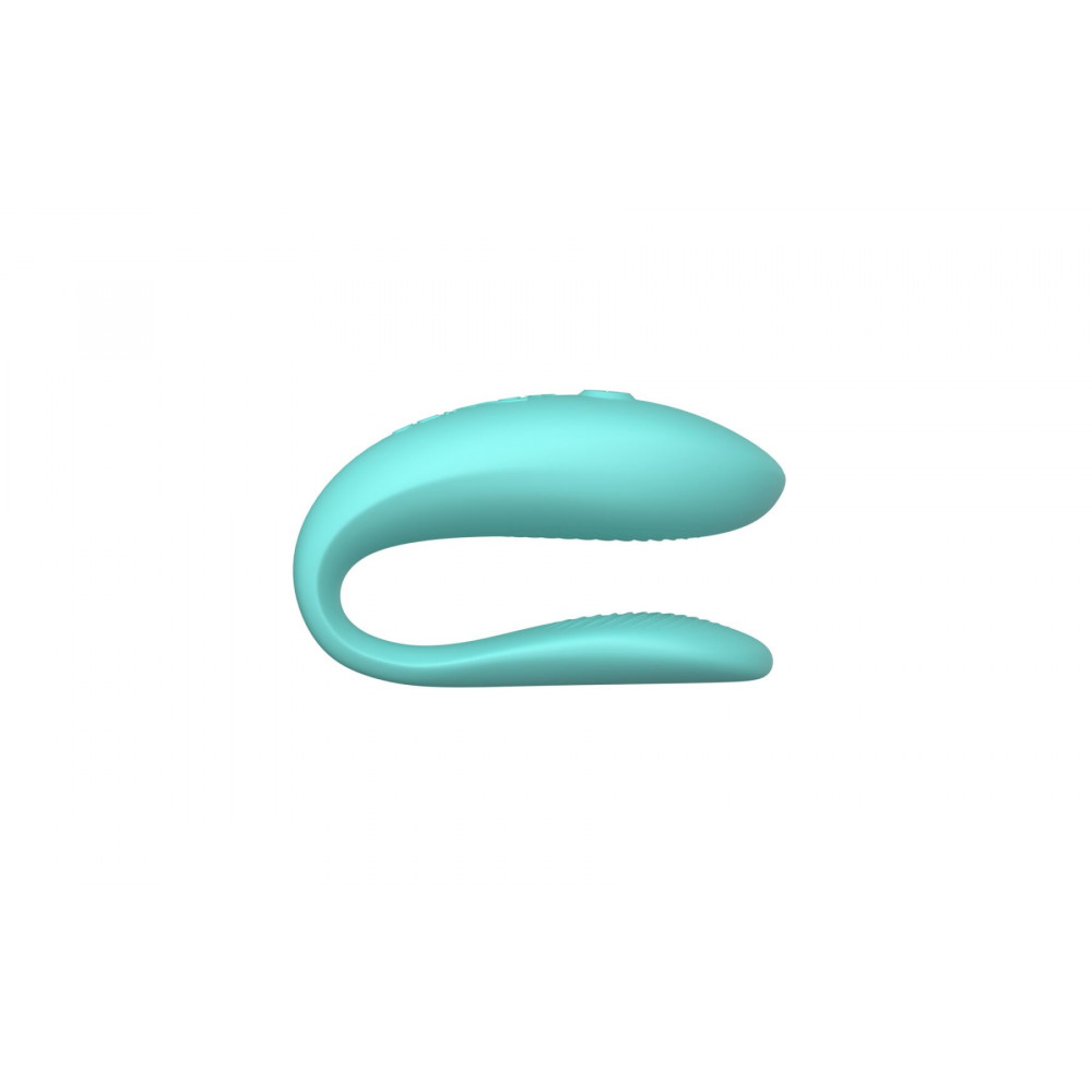 Вибраторы для пар - Смарт-вибратор для пар We-Vibe Sync Lite Aqua, 10 виброрежимов, можно совмещать с проникающим сексом 10