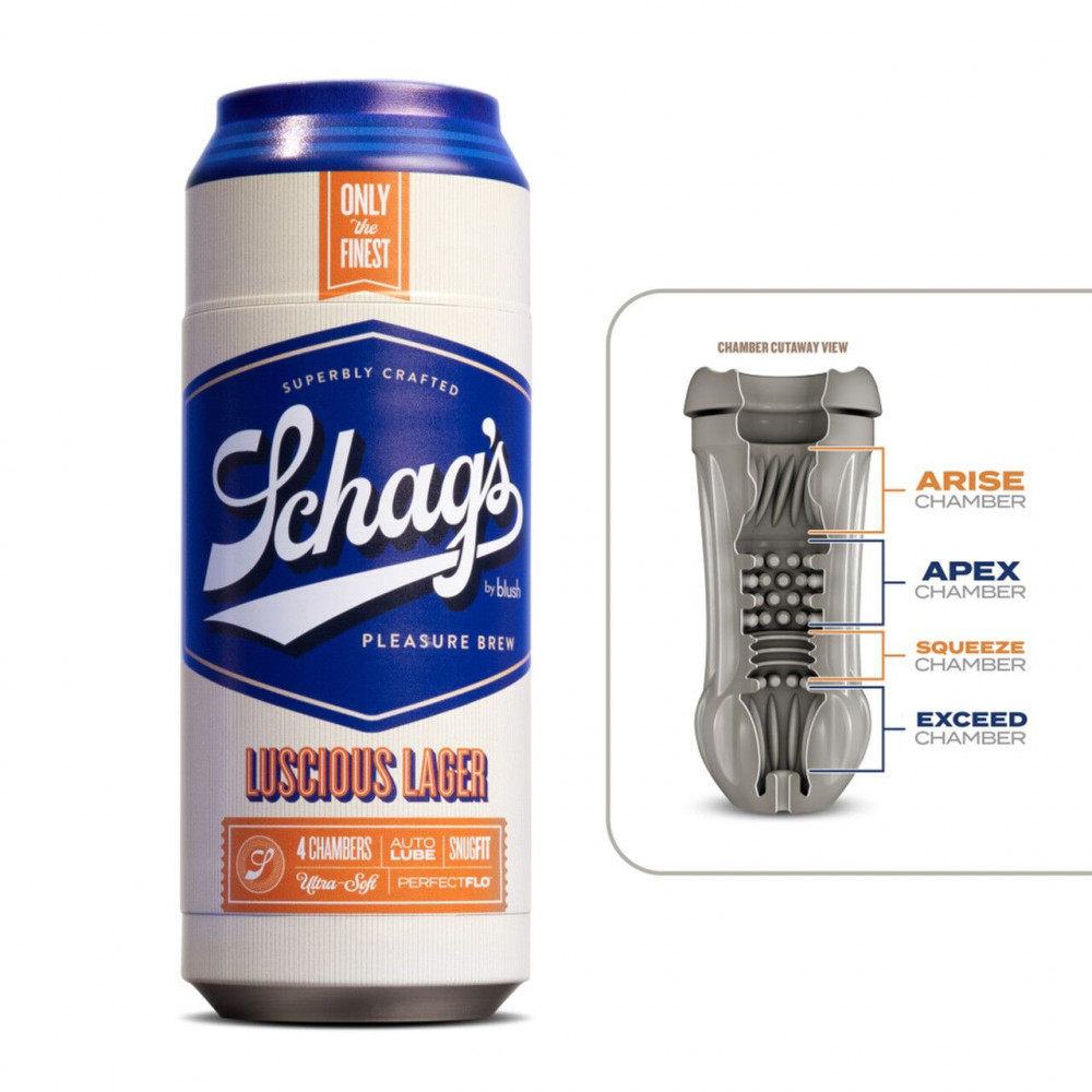 Другие мастурбаторы - Мастурбатор Schag’s by Blush - Luscious Lager Masturbator - Frosted 7