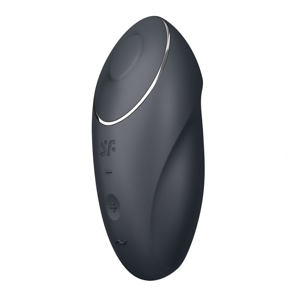Клиторальный вибратор - Вибратор Satisfyer Tap & Climax 1 Grey 3