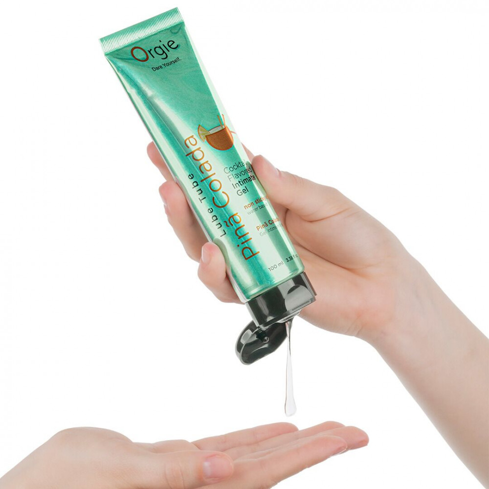 Оральные смазки - Лубрикант на водной основе Orgie - Lube Tube Pina Colada (100 мл) 1