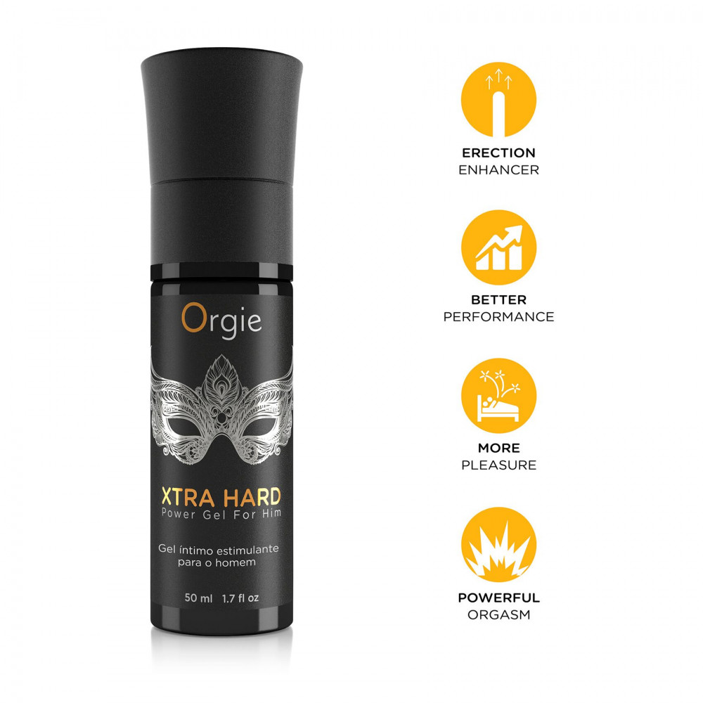 Мужские возбудители - Гель для стимуляции члена Orgie - Xtra Hard Power Gel For Him (50 мл) 2