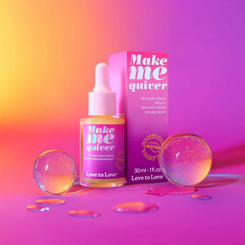 Женские возбудители - Возбуждающая сыворотка для клитора Love To Love Make Me Quiver 30 мл 1