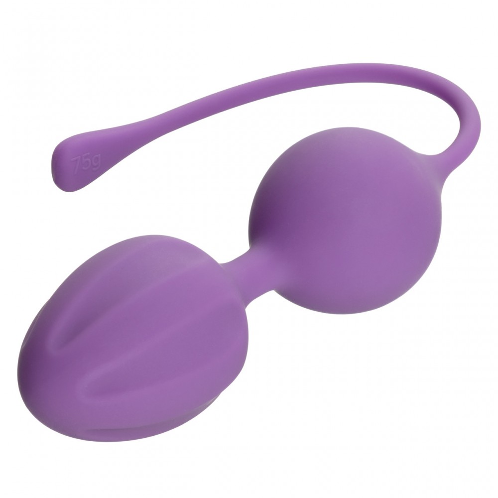 Секс игрушки - Вагинальные шарики California Exotic, фиолетовые, 3 шт 5