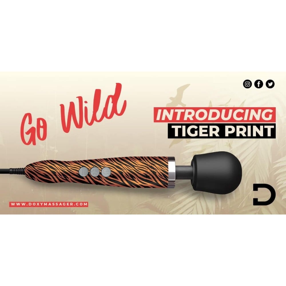 Вибратор - Вибромассажер-Микрофон DOXY DIE Cast Tiger 6