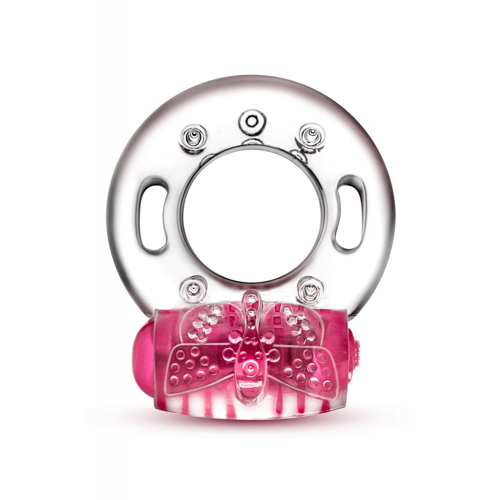 Эрекционные кольца и насадки на член - Эрекционное виброкольцо PLAY WITH ME AROUSER VIBRATING C-RING PINK 2