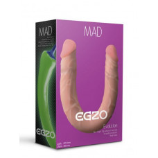 Двухсторонниий фаллоимитатор EGZO Ciberskin 47 см*4 см