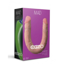 Двухсторонниий фаллоимитатор EGZO Ciberskin 47 см*4 см