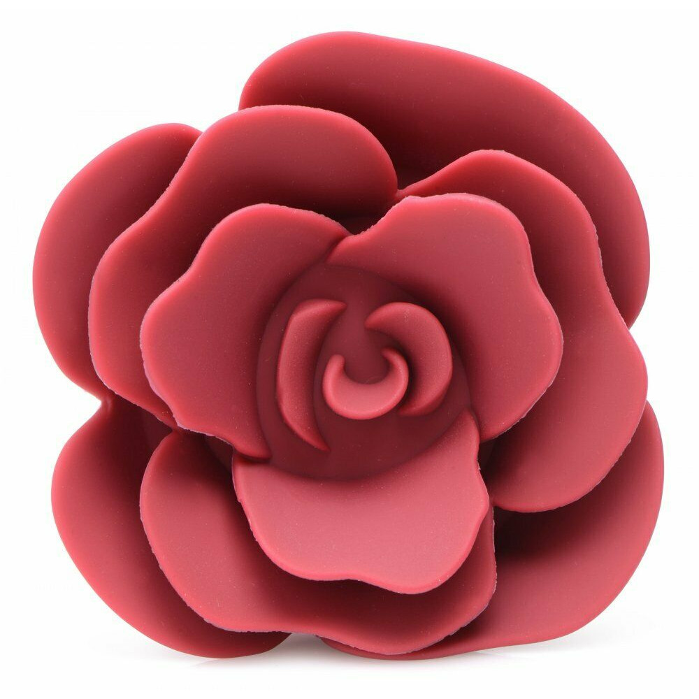 Анальные игрушки - Анальна пробка силикон роза Master Series Booty Bloom Silicone Anal Plug With 2