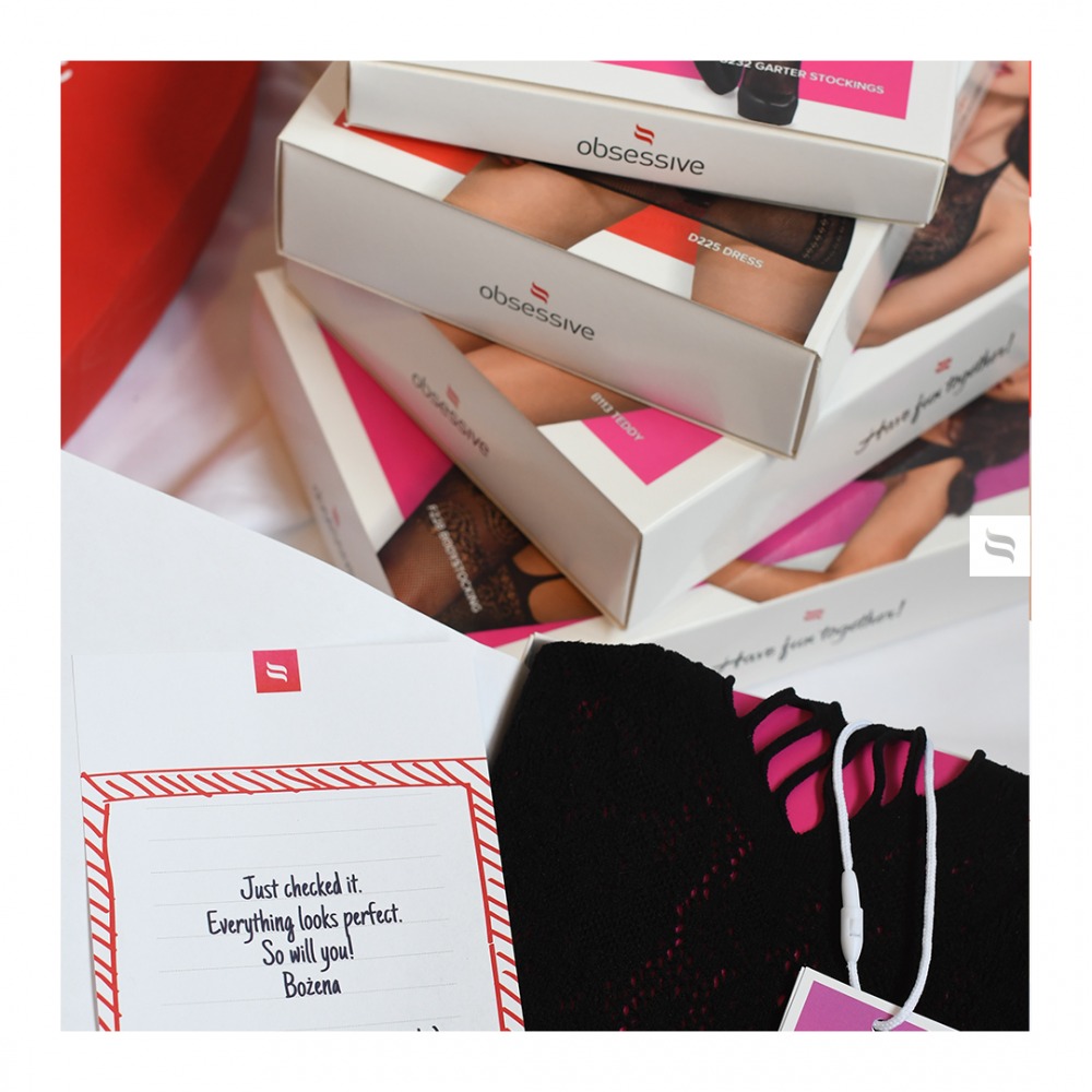 Эротическое белье - Боди кружевной с открытым доступом Obsessive Bellastia черный, XS/S 4