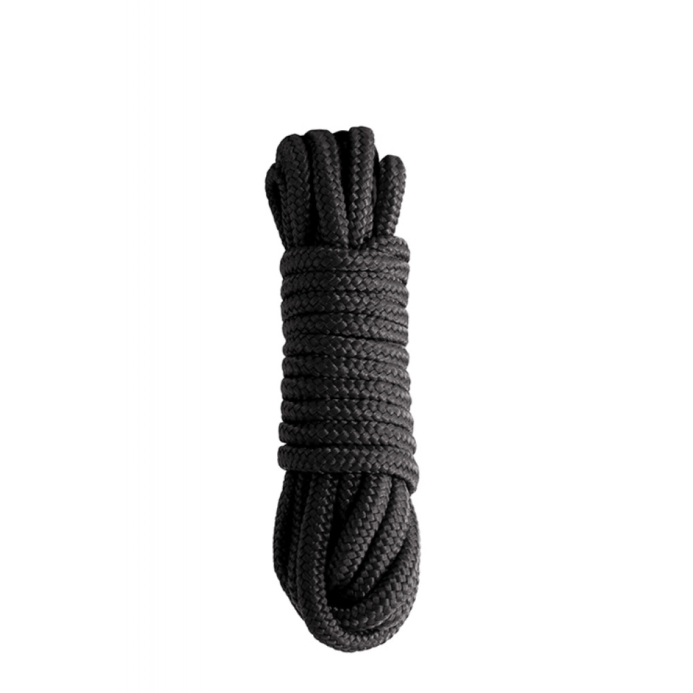 Наручники, веревки, бондажы, поножи - Бондажная веревка NS Novelties SINFUL NYLON ROPE 25 FT BLACK