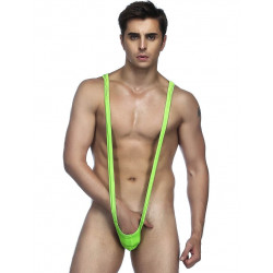 Бикини мужские на подтяжках Star Night Hot Green Underwear зеленые