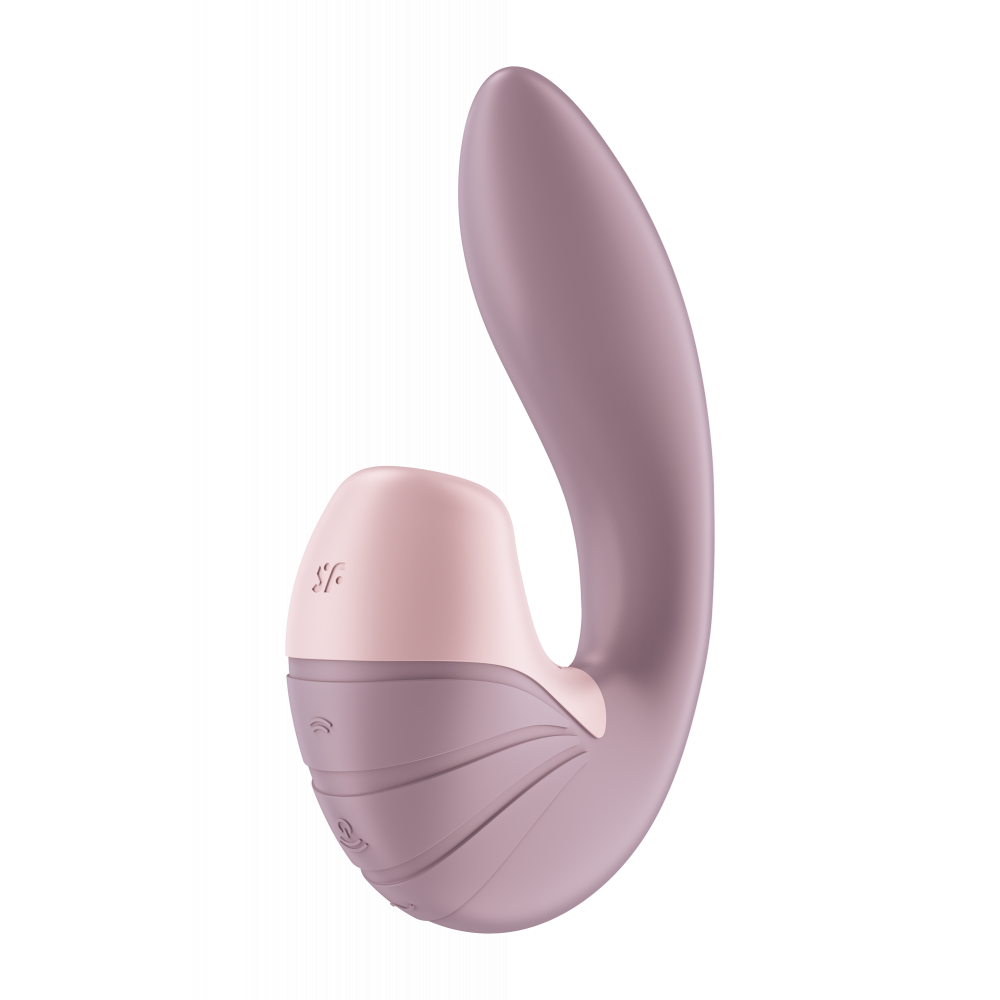 Вибратор - Двойной вибратор с вакуумной стимуляцией SATISFYER SUPERNOVA OLD ROSE
