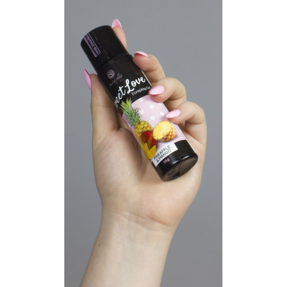 Лубриканты - Гель для орального секса Secret Play - Sweet Love Mango & Pineapple Gel, 60 ml 1